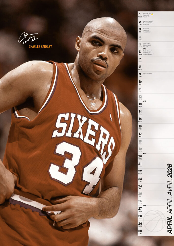 Weitere Ansicht: Basketball Legenden: Kalender 2026