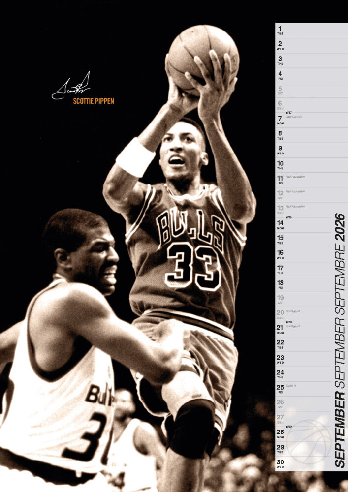 Weitere Ansicht: Basketball Legenden: Kalender 2026