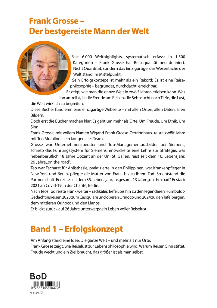 Weitere Ansicht: Reiselust | Frank Grosse