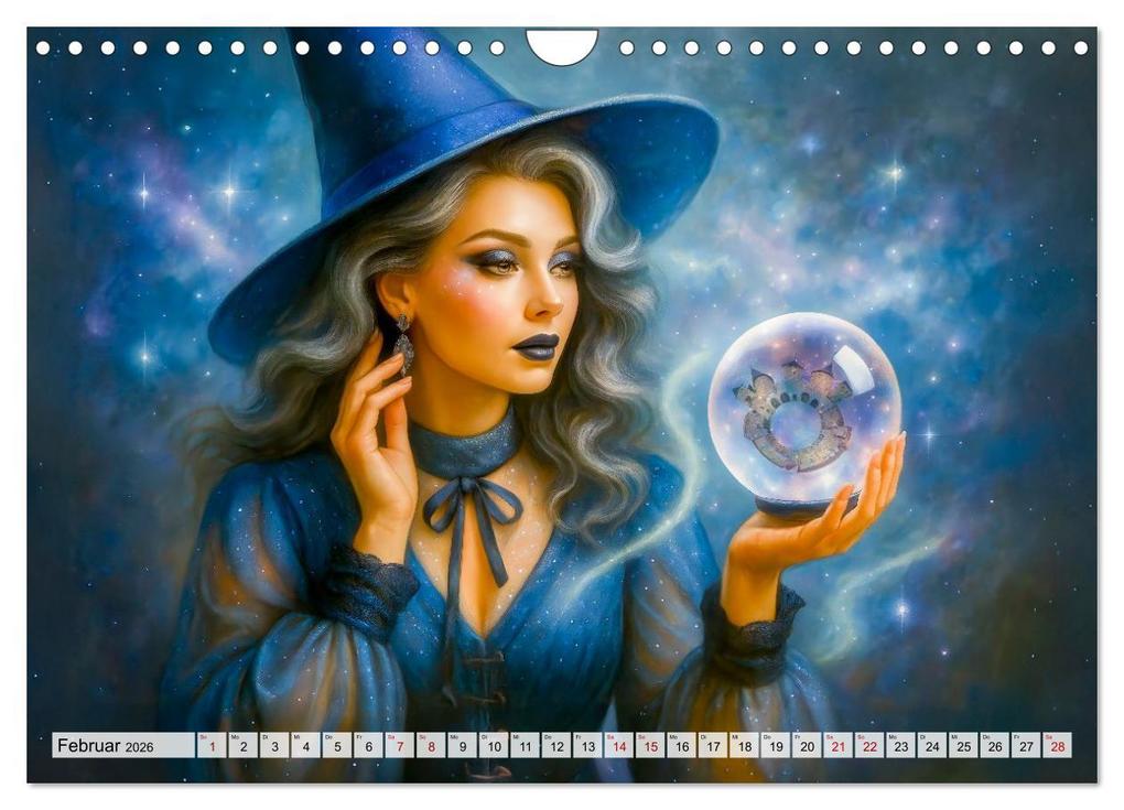 Weitere Ansicht: Mystische Hexen - Magische Frauen und finstere Nächte (Wandkalender 2026 DIN A4 quer), CALVENDO Monatskalender | Anja Frost, Calvendo