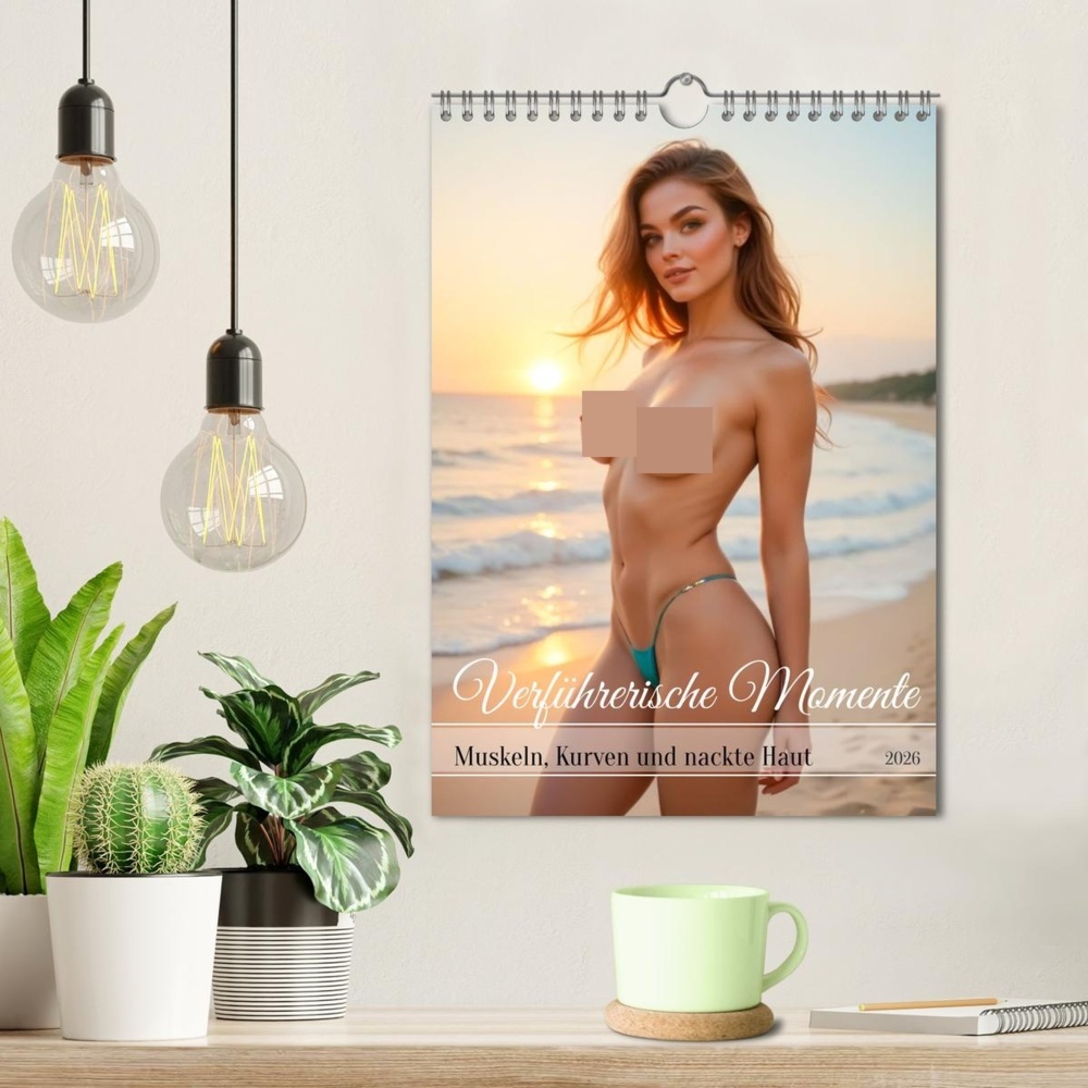 Weitere Ansicht: Verführerische Momente - Muskeln, Kurven und nackte Haut (Wandkalender 2026 DIN A4 hoch), CALVENDO Monatskalender | pixs:sell pixs:sell, Calvendo, pixs:sell, Sell Pixs:Sell