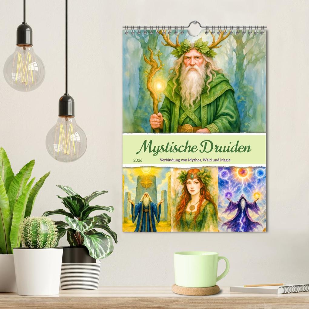 Weitere Ansicht: Mystische Druiden - Verbindung von Mythos, Natur und Magie (Wandkalender 2026 DIN A4 hoch), CALVENDO Monatskalender | Anja Frost, Calvendo