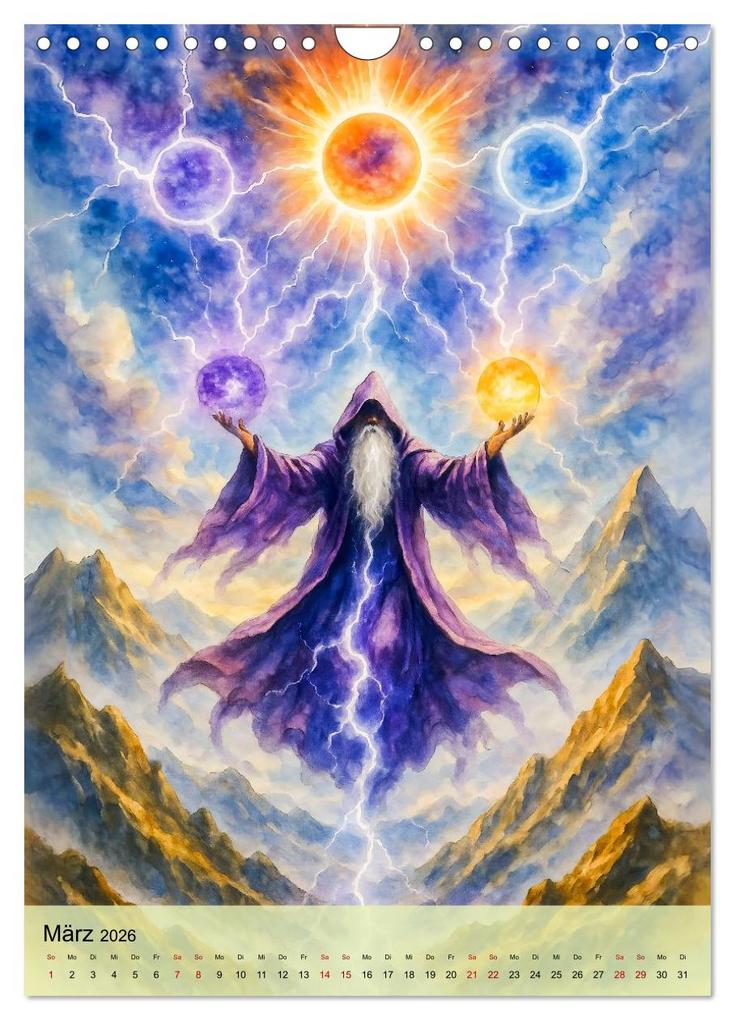 Weitere Ansicht: Mystische Druiden - Verbindung von Mythos, Natur und Magie (Wandkalender 2026 DIN A4 hoch), CALVENDO Monatskalender | Anja Frost, Calvendo