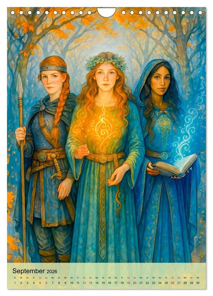 Weitere Ansicht: Mystische Druiden - Verbindung von Mythos, Natur und Magie (Wandkalender 2026 DIN A4 hoch), CALVENDO Monatskalender | Anja Frost, Calvendo