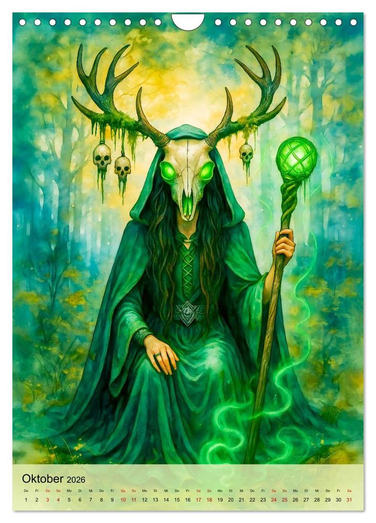 Weitere Ansicht: Mystische Druiden - Verbindung von Mythos, Natur und Magie (Wandkalender 2026 DIN A4 hoch), CALVENDO Monatskalender | Anja Frost, Calvendo