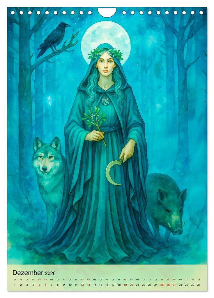 Weitere Ansicht: Mystische Druiden - Verbindung von Mythos, Natur und Magie (Wandkalender 2026 DIN A4 hoch), CALVENDO Monatskalender | Anja Frost, Calvendo