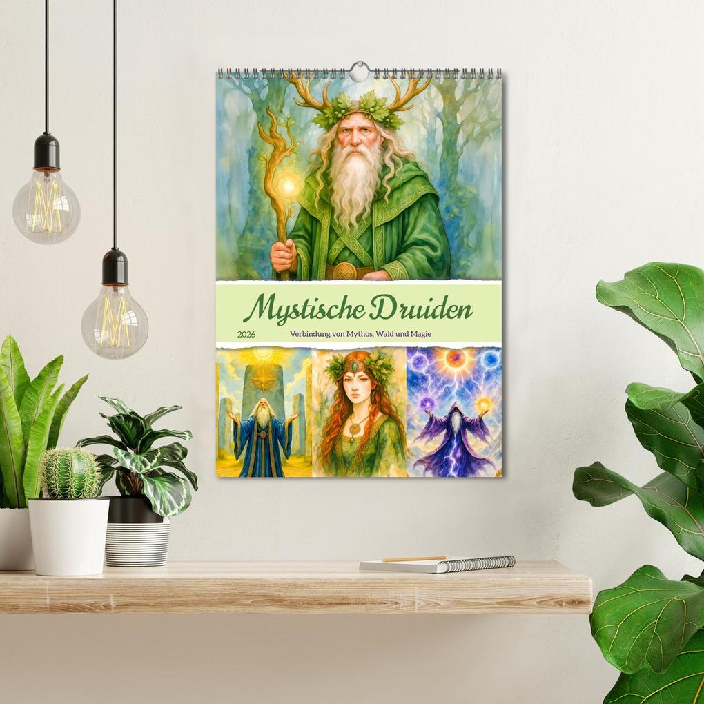 Weitere Ansicht: Mystische Druiden - Verbindung von Mythos, Natur und Magie (Wandkalender 2026 DIN A3 hoch), CALVENDO Monatskalender | Anja Frost, Calvendo