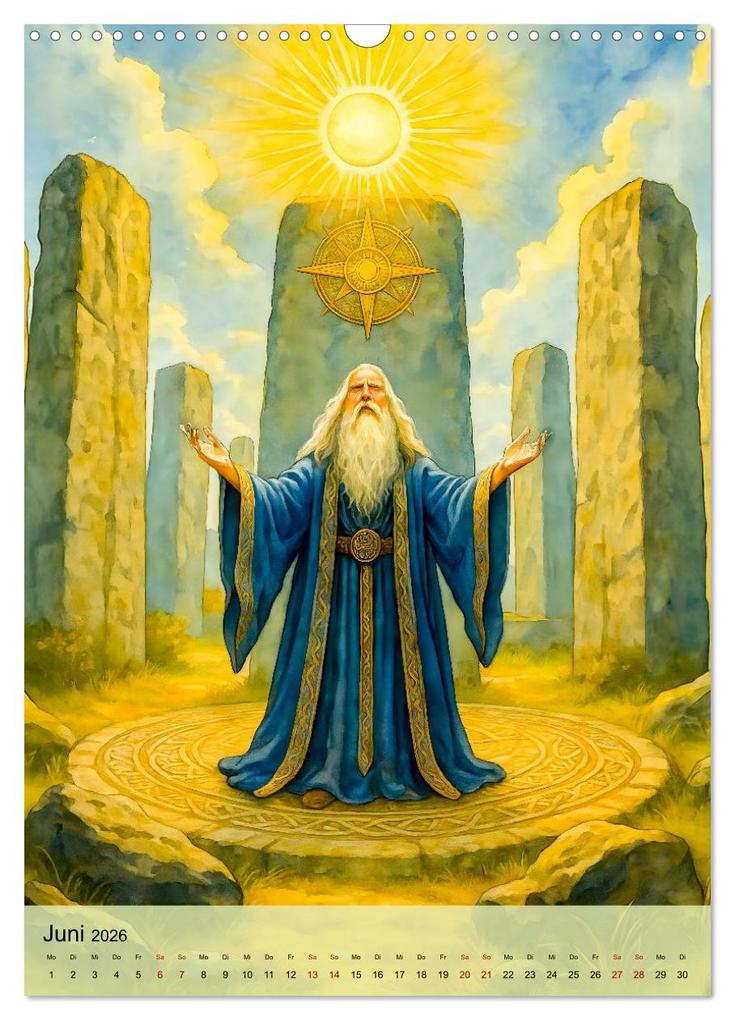 Weitere Ansicht: Mystische Druiden - Verbindung von Mythos, Natur und Magie (Wandkalender 2026 DIN A3 hoch), CALVENDO Monatskalender | Anja Frost, Calvendo