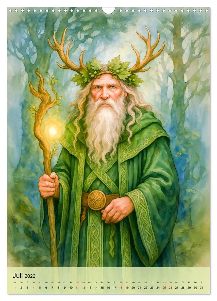 Weitere Ansicht: Mystische Druiden - Verbindung von Mythos, Natur und Magie (Wandkalender 2026 DIN A3 hoch), CALVENDO Monatskalender | Anja Frost, Calvendo
