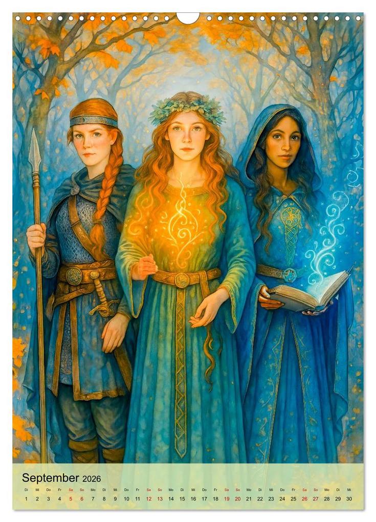 Weitere Ansicht: Mystische Druiden - Verbindung von Mythos, Natur und Magie (Wandkalender 2026 DIN A3 hoch), CALVENDO Monatskalender | Anja Frost, Calvendo
