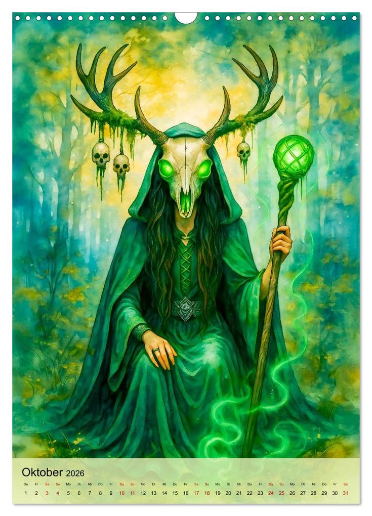 Weitere Ansicht: Mystische Druiden - Verbindung von Mythos, Natur und Magie (Wandkalender 2026 DIN A3 hoch), CALVENDO Monatskalender | Anja Frost, Calvendo