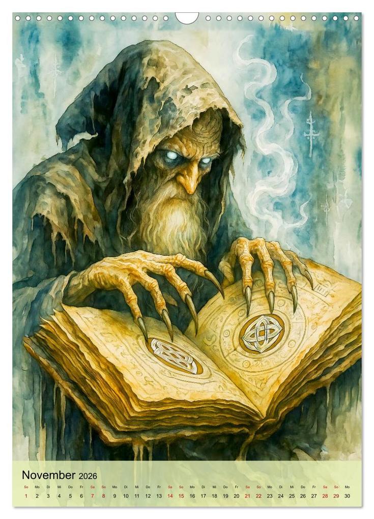 Weitere Ansicht: Mystische Druiden - Verbindung von Mythos, Natur und Magie (Wandkalender 2026 DIN A3 hoch), CALVENDO Monatskalender | Anja Frost, Calvendo