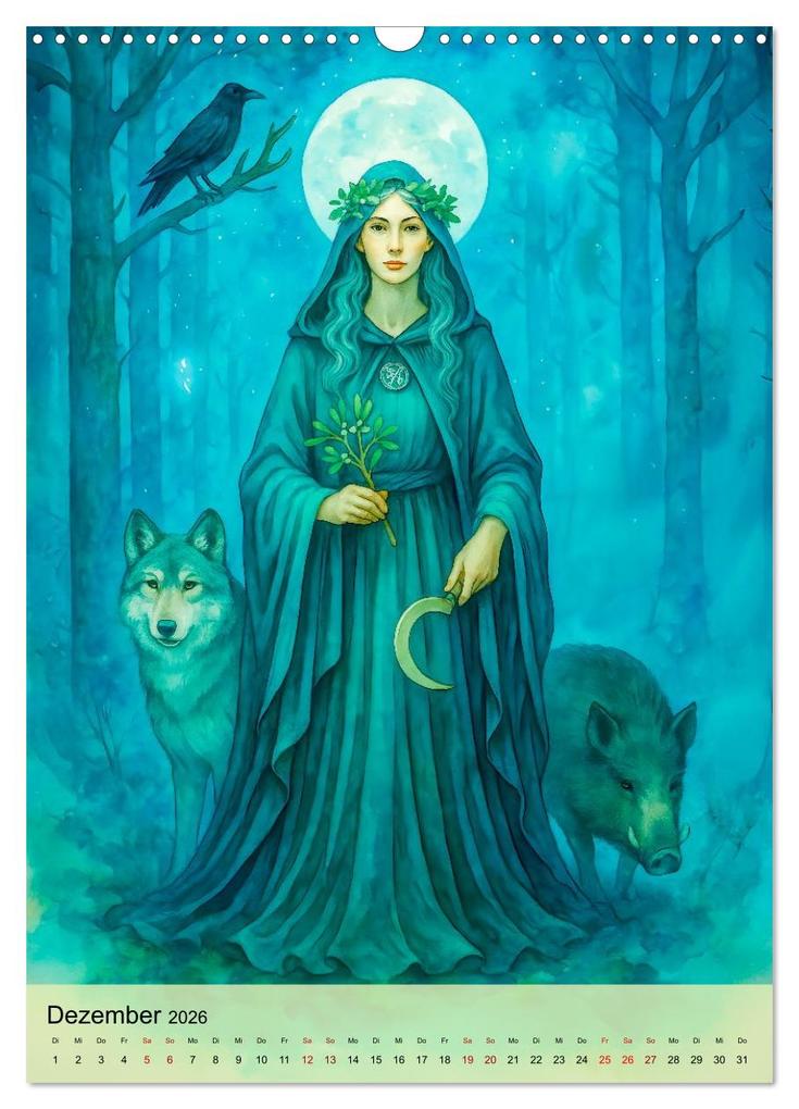 Weitere Ansicht: Mystische Druiden - Verbindung von Mythos, Natur und Magie (Wandkalender 2026 DIN A3 hoch), CALVENDO Monatskalender | Anja Frost, Calvendo