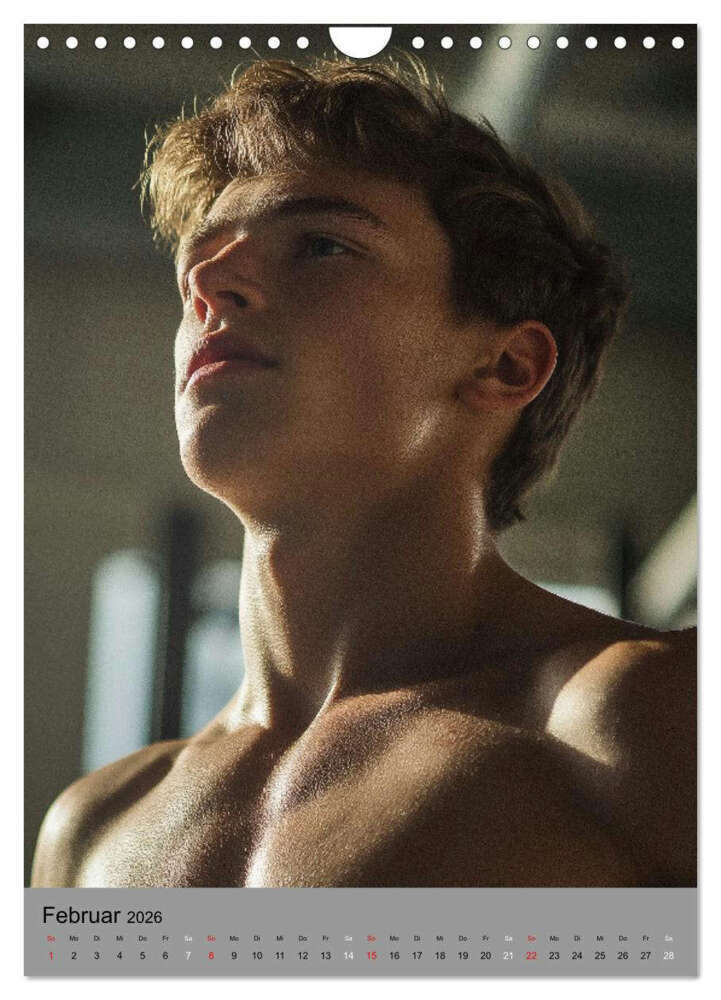 Weitere Ansicht: HEISSE TYPEN - Junge sexy Männer in Bestform (Wandkalender 2026 DIN A4 hoch), CALVENDO Monatskalender | MB Fotografie, Calvendo
