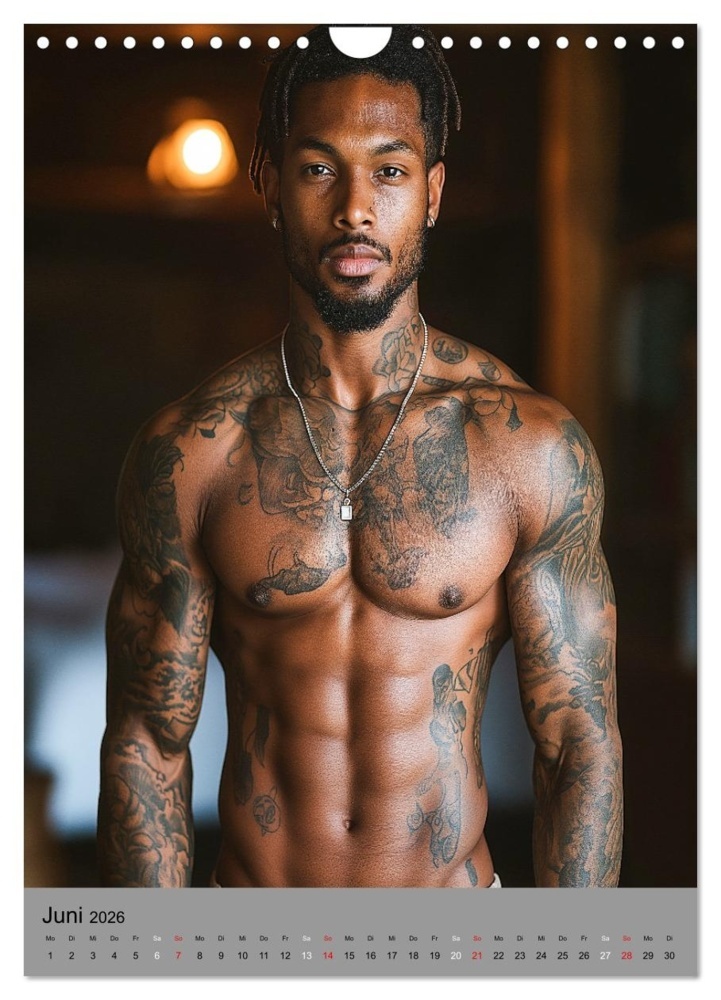 Weitere Ansicht: HEISSE TYPEN - Junge sexy Männer in Bestform (Wandkalender 2026 DIN A4 hoch), CALVENDO Monatskalender | MB Fotografie, Calvendo