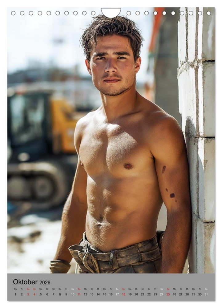 Weitere Ansicht: HEISSE TYPEN - Junge sexy Männer in Bestform (Wandkalender 2026 DIN A4 hoch), CALVENDO Monatskalender | MB Fotografie, Calvendo