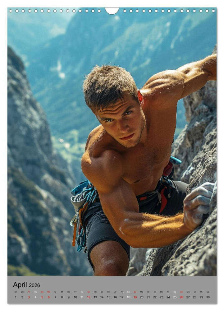 Weitere Ansicht: HEISSE TYPEN - Junge sexy Männer in Bestform (Wandkalender 2026 DIN A3 hoch), CALVENDO Monatskalender | MB Fotografie, Calvendo