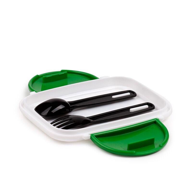 Weitere Ansicht: Minecraft Creeper & TNT Clip-Verschluss Stapelbare Bento Lunch Box mit Besteck