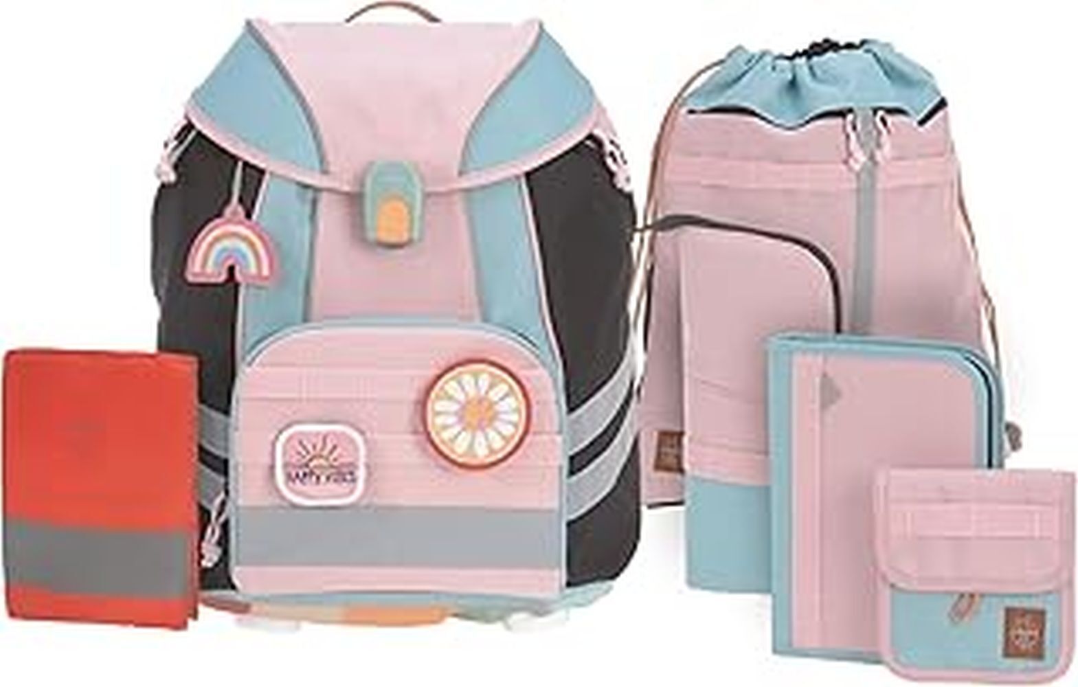 Produktbild: Schulranzen-Set 9tlg 30x25x40cm rosa