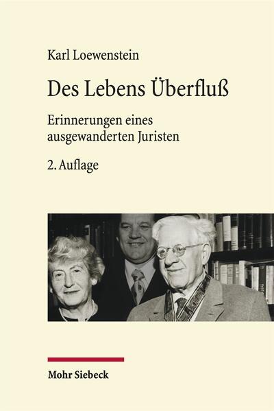 Produktbild: Des Lebens Überfluß | Karl Loewenstein