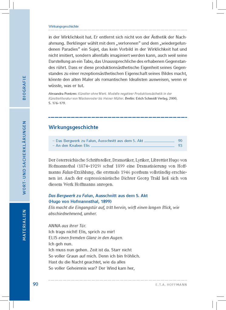 Weitere Ansicht: Der Artushof / Die Bergwerke zu Falun (Textausgabe) | Ernst Theodor Amadeus Hoffmann, E. T. A. Hoffmann
