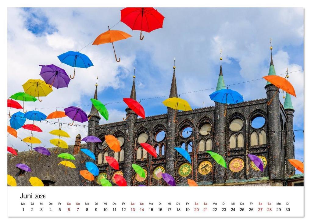 Weitere Ansicht: Lübeck - Im Licht der Zeit (Wandkalender 2026 DIN A3 quer), CALVENDO Monatskalender | Constantin Ticu, Calvendo