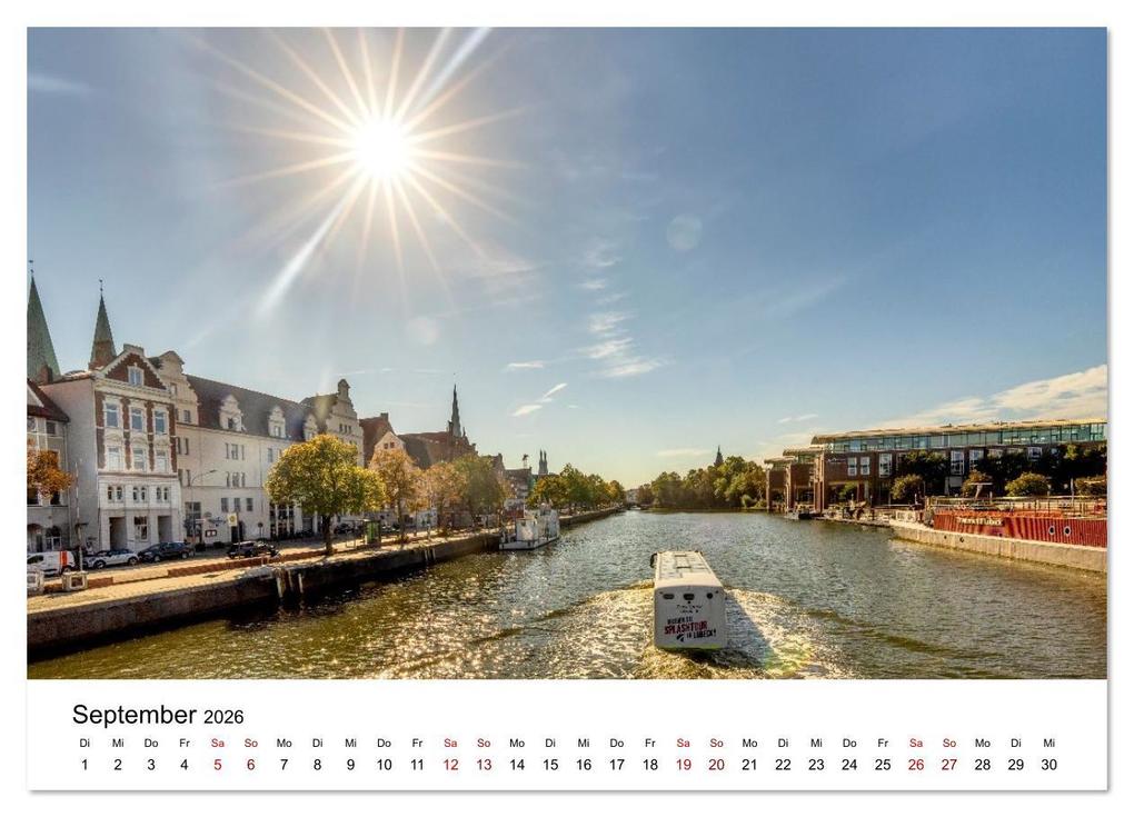 Weitere Ansicht: Lübeck - Im Licht der Zeit (Wandkalender 2026 DIN A3 quer), CALVENDO Monatskalender | Constantin Ticu, Calvendo
