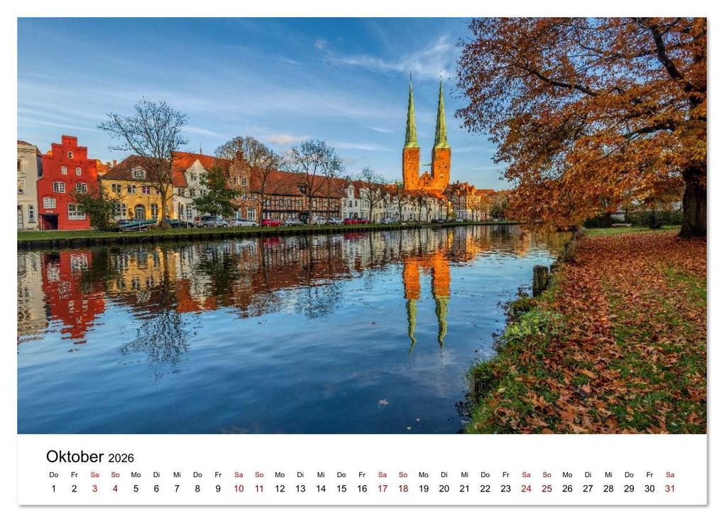 Weitere Ansicht: Lübeck - Im Licht der Zeit (Wandkalender 2026 DIN A4 quer), CALVENDO Monatskalender | Constantin Ticu, Calvendo
