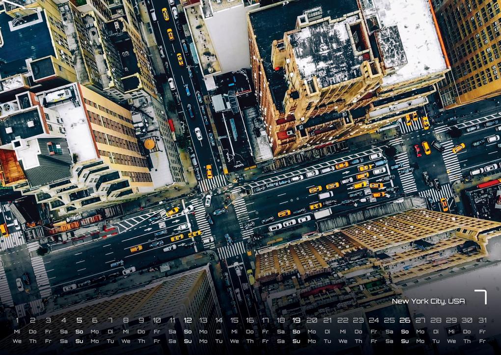 Weitere Ansicht: Luftaufnahmen - faszinierende Aufnahmen von oben - ABOVE - 2026 - Kalender DIN A3