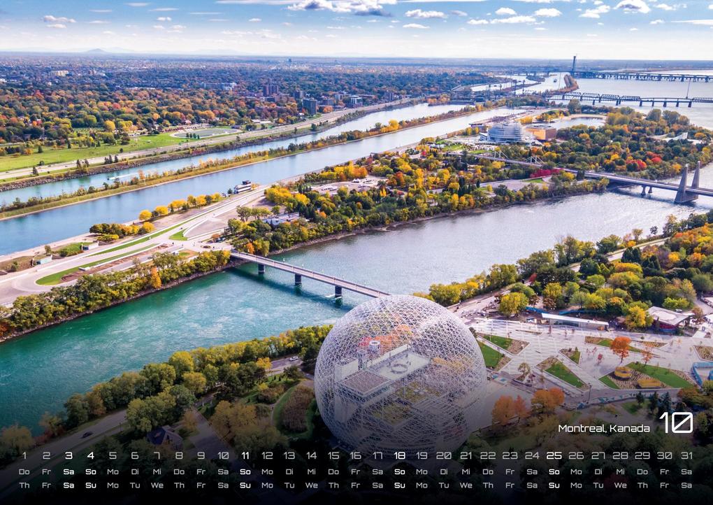 Weitere Ansicht: Luftaufnahmen - faszinierende Aufnahmen von oben - ABOVE - 2026 - Kalender DIN A3