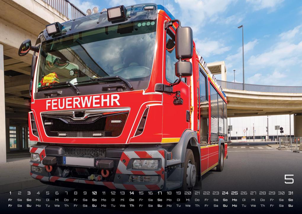 Weitere Ansicht: FIREFIGHTER - Retter in der Not - Feuerwehr - 2026 - Kalender DIN A2