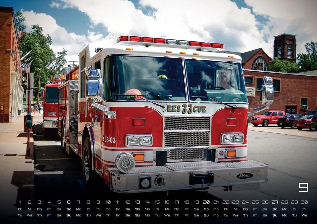 Weitere Ansicht: FIREFIGHTER - Retter in der Not - Feuerwehr - 2026 - Kalender DIN A2