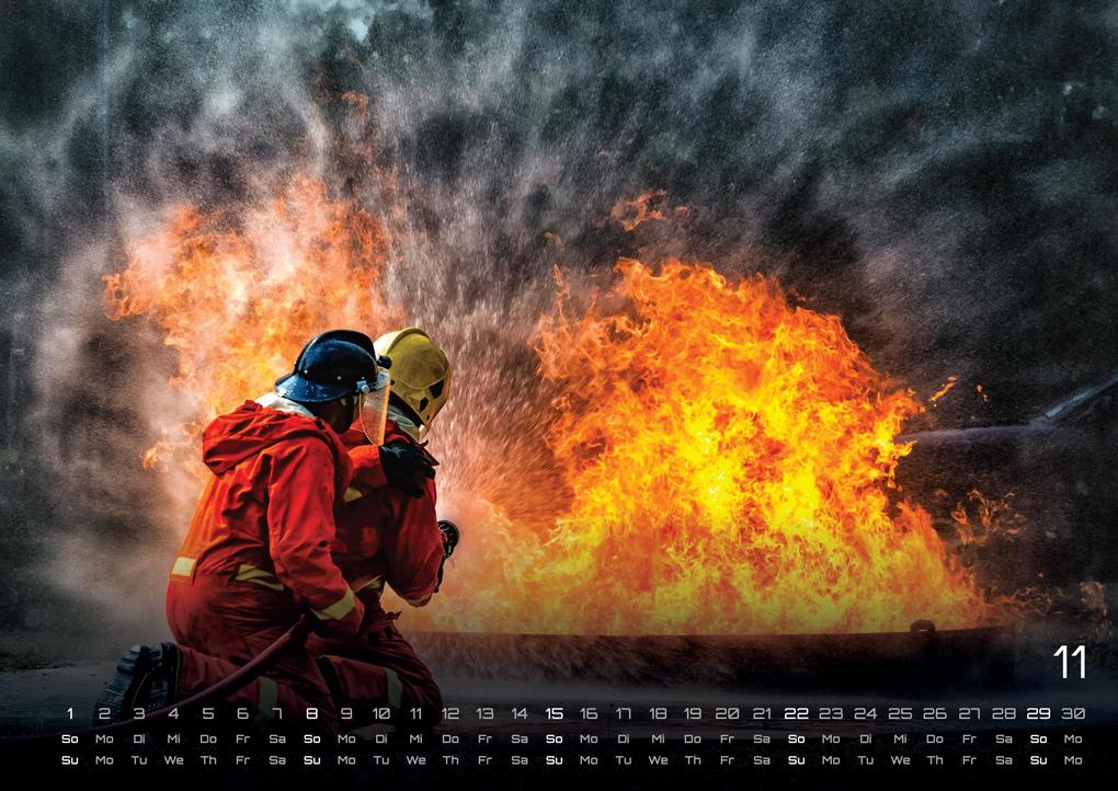 Weitere Ansicht: FIREFIGHTER - Retter in der Not - Feuerwehr - 2026 - Kalender DIN A2