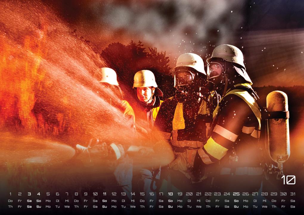 Weitere Ansicht: FIREFIGHTER - Retter in der Not - Feuerwehr - 2026 - Kalender DIN A3