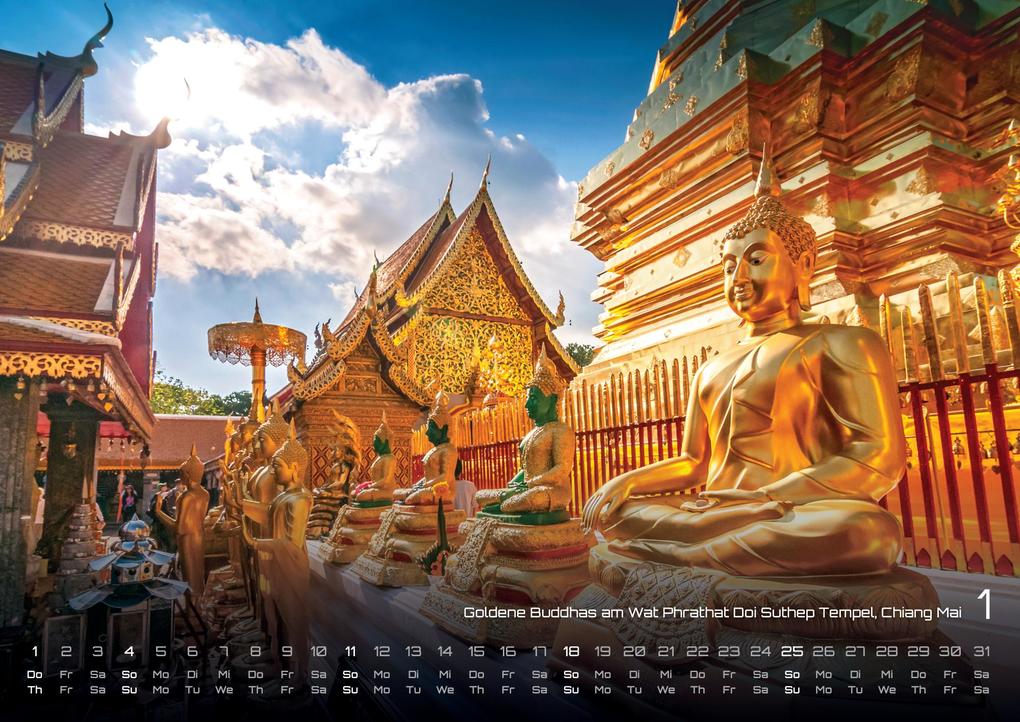 Weitere Ansicht: Thailand - Land of Smiles - 2026 - Kalender DIN A2