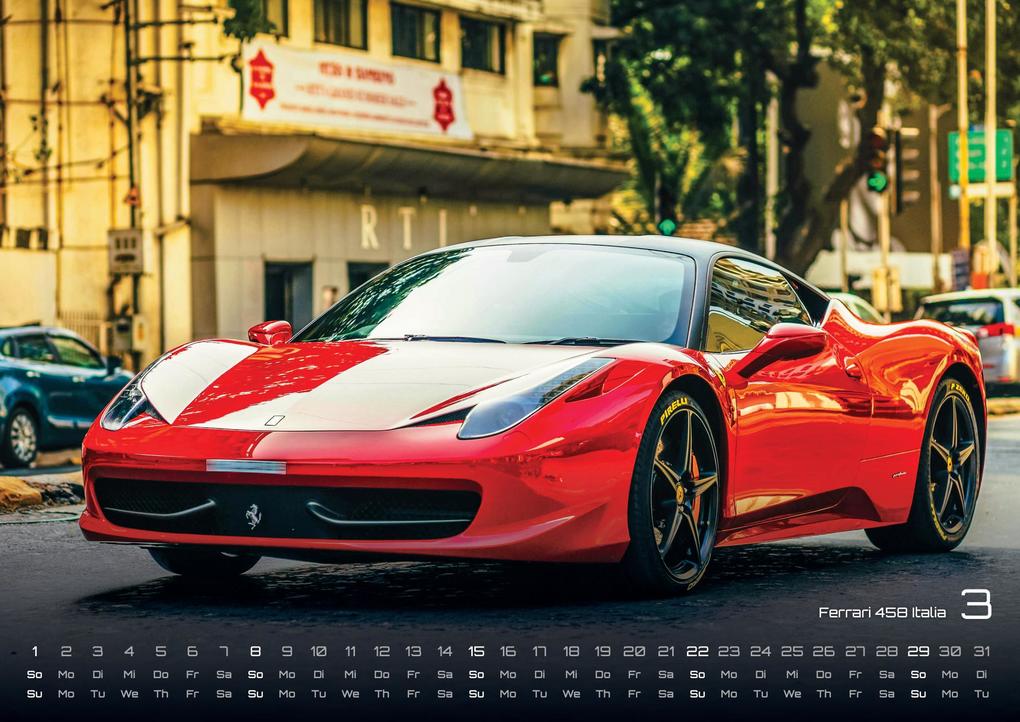 Weitere Ansicht: Sportwagen - PS-Boliden - 2026 - Kalender DIN A2