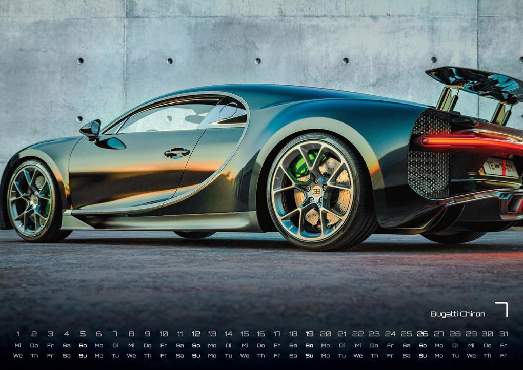 Weitere Ansicht: Sportwagen - PS-Boliden - 2026 - Kalender DIN A2