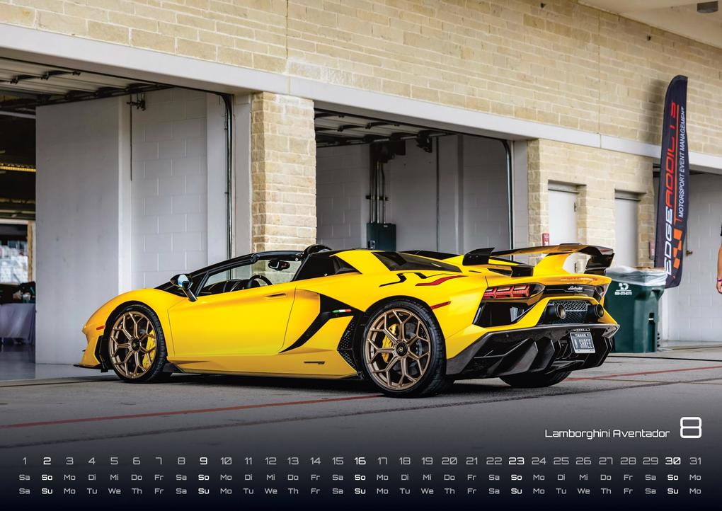 Weitere Ansicht: Sportwagen - PS-Boliden - 2026 - Kalender DIN A2