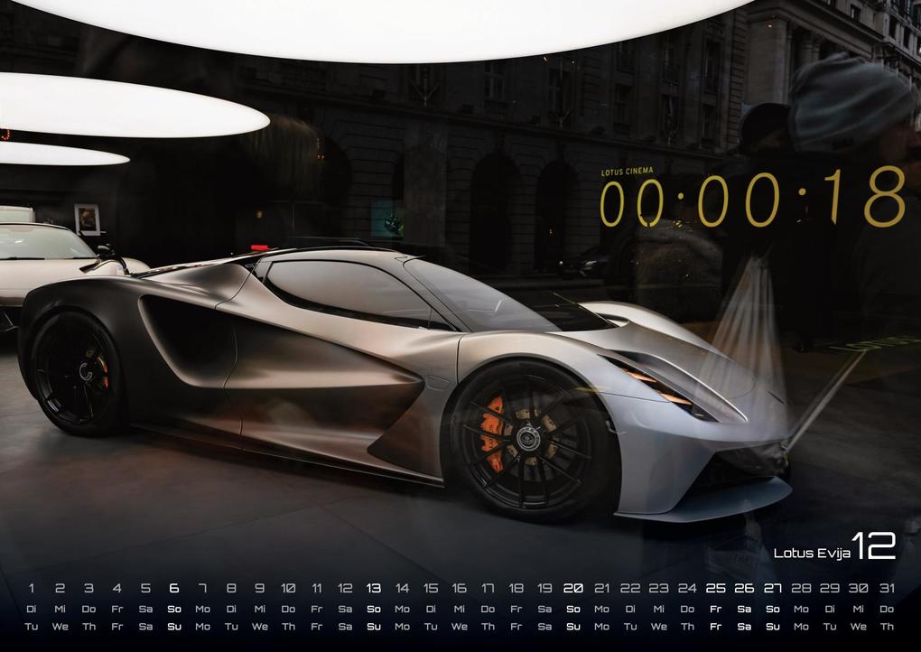 Weitere Ansicht: Sportwagen - PS-Boliden - 2026 - Kalender DIN A2