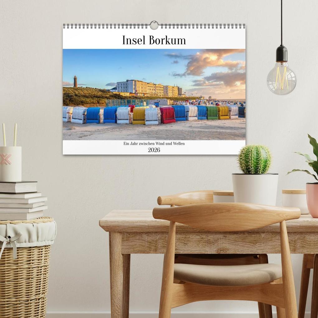 Weitere Ansicht: Insel Borkum - Ein Jahr zwischen Wind und Wellen (Wandkalender 2026 DIN A3 quer), CALVENDO Monatskalender | Constantin Ticu, Calvendo