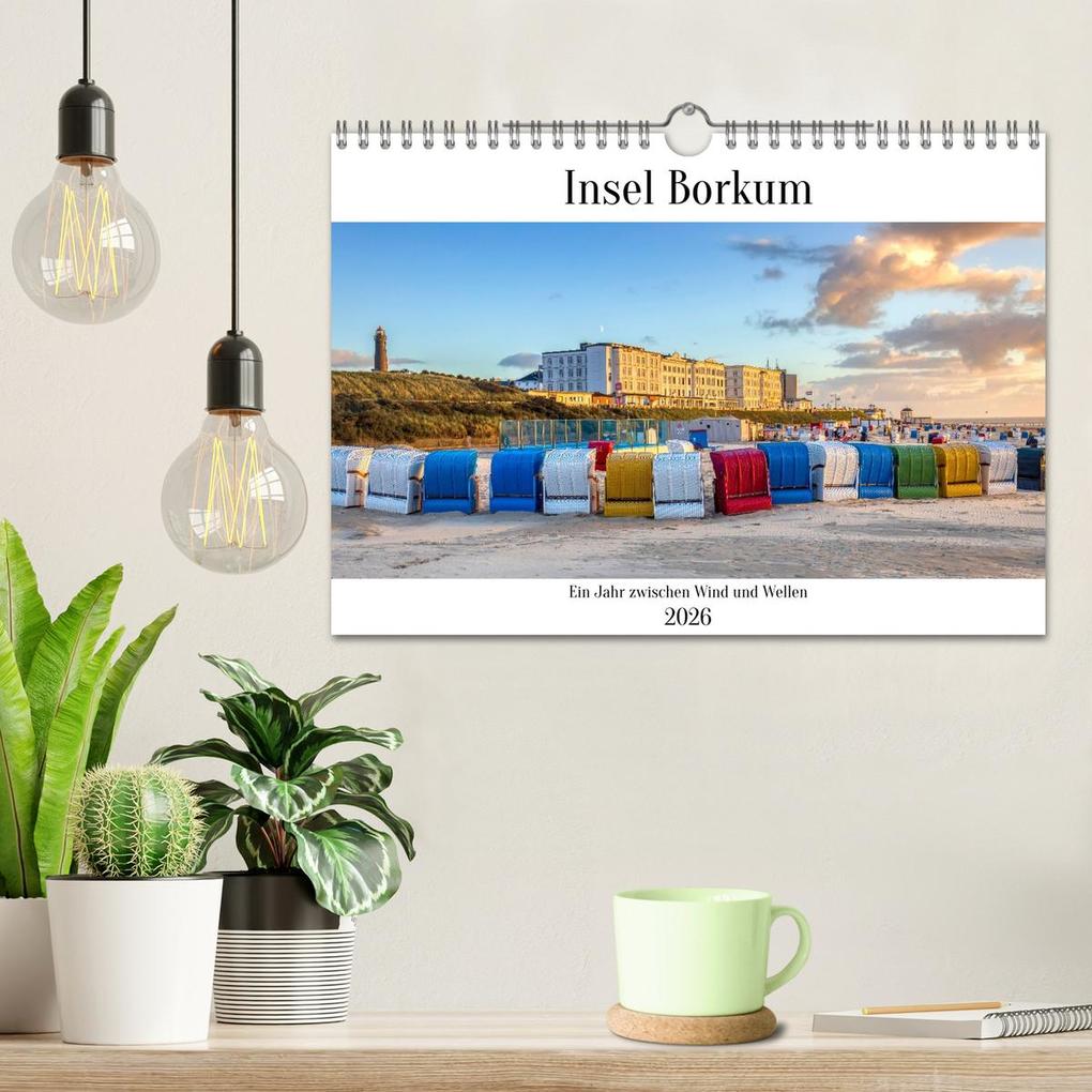 Weitere Ansicht: Insel Borkum - Ein Jahr zwischen Wind und Wellen (Wandkalender 2026 DIN A4 quer), CALVENDO Monatskalender | Constantin Ticu, Calvendo