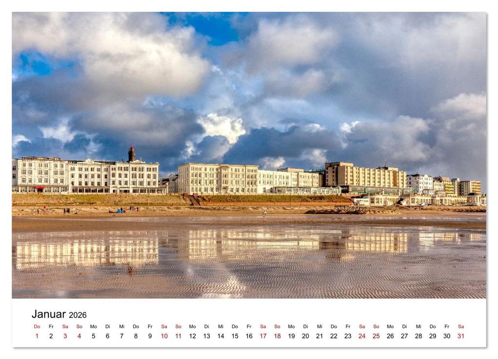 Weitere Ansicht: Insel Borkum - Ein Jahr zwischen Wind und Wellen (Wandkalender 2026 DIN A4 quer), CALVENDO Monatskalender | Constantin Ticu, Calvendo