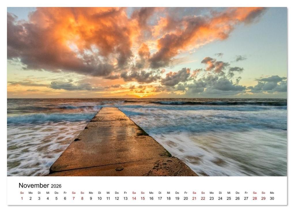 Weitere Ansicht: Insel Borkum - Ein Jahr zwischen Wind und Wellen (Wandkalender 2026 DIN A4 quer), CALVENDO Monatskalender | Constantin Ticu, Calvendo