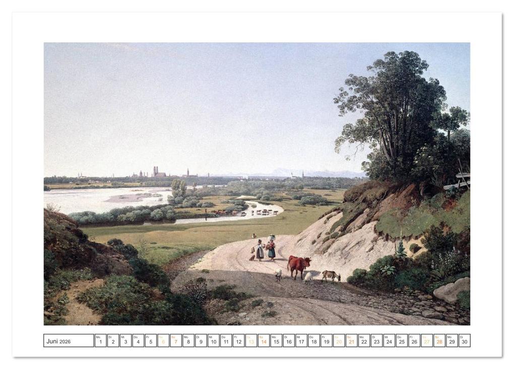 Weitere Ansicht: München: In alten Stichen und Zeichnungen (Tischkalender 2026 DIN A5 quer), CALVENDO Monatskalender | CALVENDO CALVENDO, Calvendo