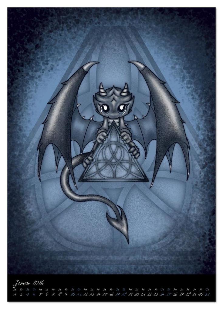 Weitere Ansicht: Gothic Fantasy Tiere (Wandkalender 2026 DIN A4 hoch), CALVENDO Monatskalender | Pezi Creation, Calvendo