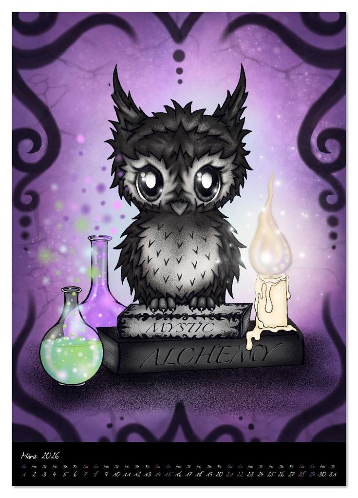 Weitere Ansicht: Gothic Fantasy Tiere (Wandkalender 2026 DIN A4 hoch), CALVENDO Monatskalender | Pezi Creation, Calvendo