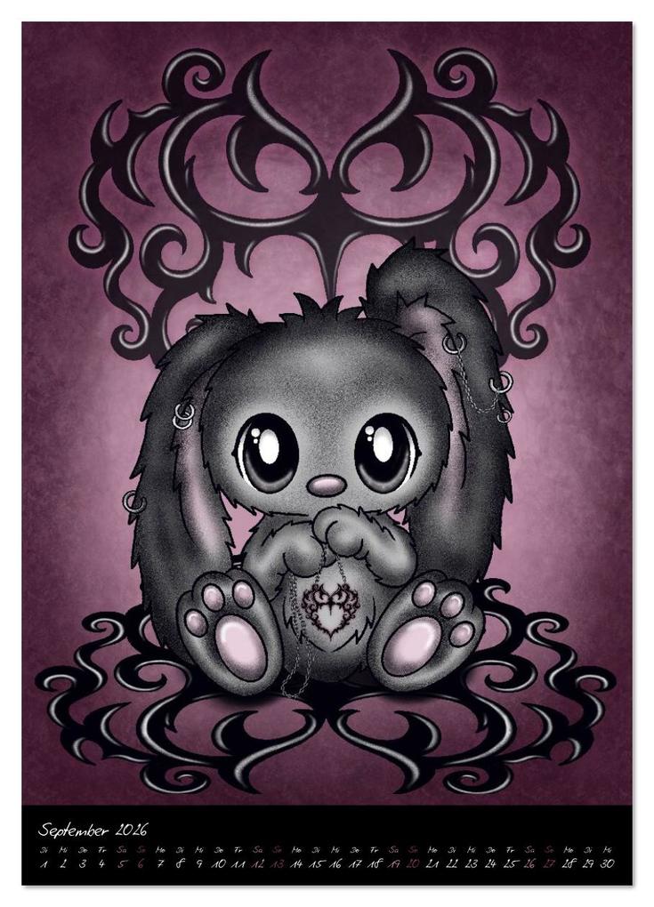 Weitere Ansicht: Gothic Fantasy Tiere (Wandkalender 2026 DIN A4 hoch), CALVENDO Monatskalender | Pezi Creation, Calvendo