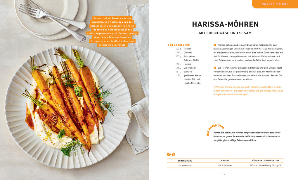 Weitere Ansicht: Air Fryer - Das Kochbuch. 100 leckere Rezepte für den Air Fryer: Von knusprigen Snacks über herzhafte Hauptgerichte bis hin zu süßen Desserts