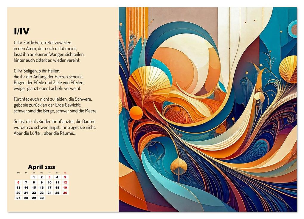 Weitere Ansicht: Orpheus' Leier (Wandkalender 2026 DIN A4 quer), CALVENDO Monatskalender | Werner Braun, Calvendo