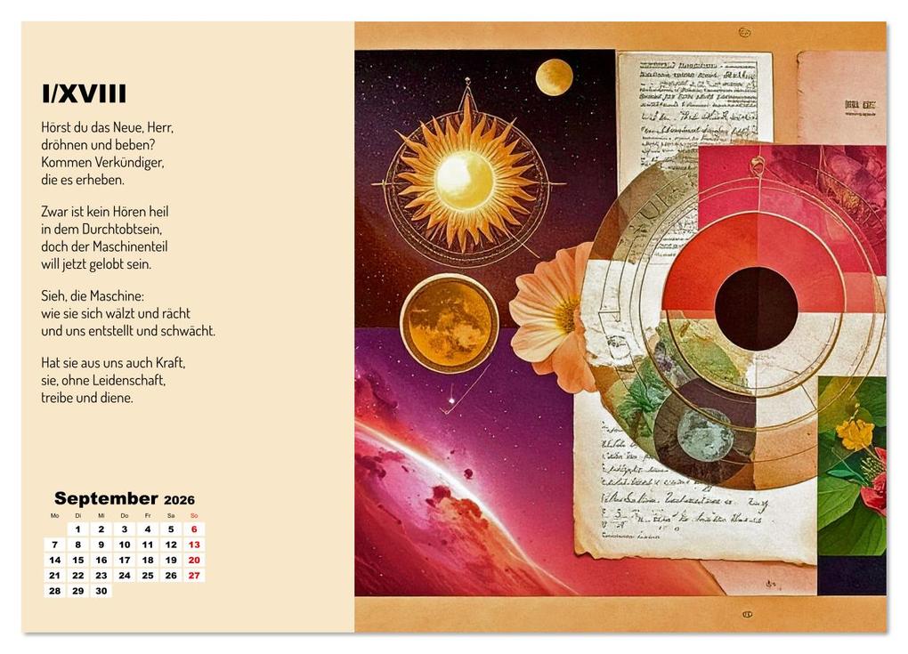 Weitere Ansicht: Orpheus' Leier (Wandkalender 2026 DIN A4 quer), CALVENDO Monatskalender | Werner Braun, Calvendo